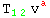 T_ (12)^&nbsp;&nbsp; v_ ^a