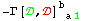 -&Gamma;[, ] _ ( a1)^b&nbsp;&nbsp;