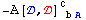 -A[, ] _ ( bA)^C&nbsp;&nbsp;